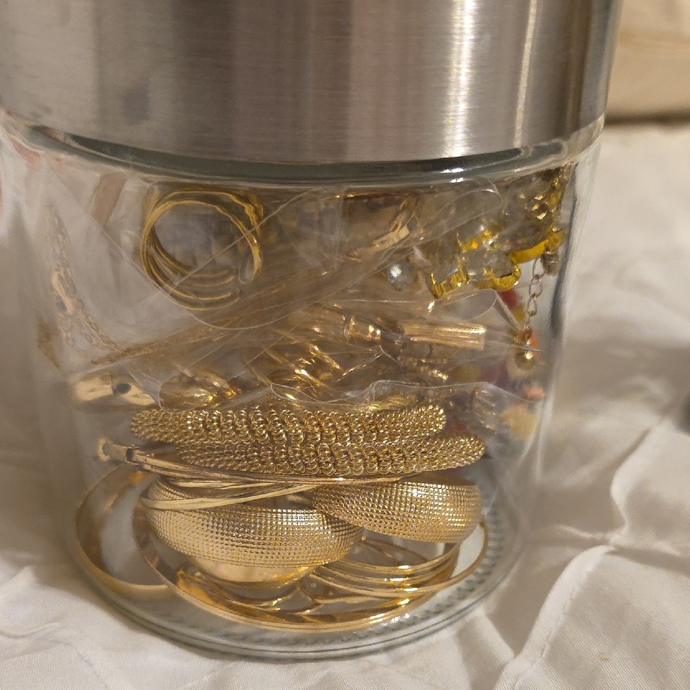 Jewelry In A Jar, Yellow Gold Fashion Jewelry. View 2